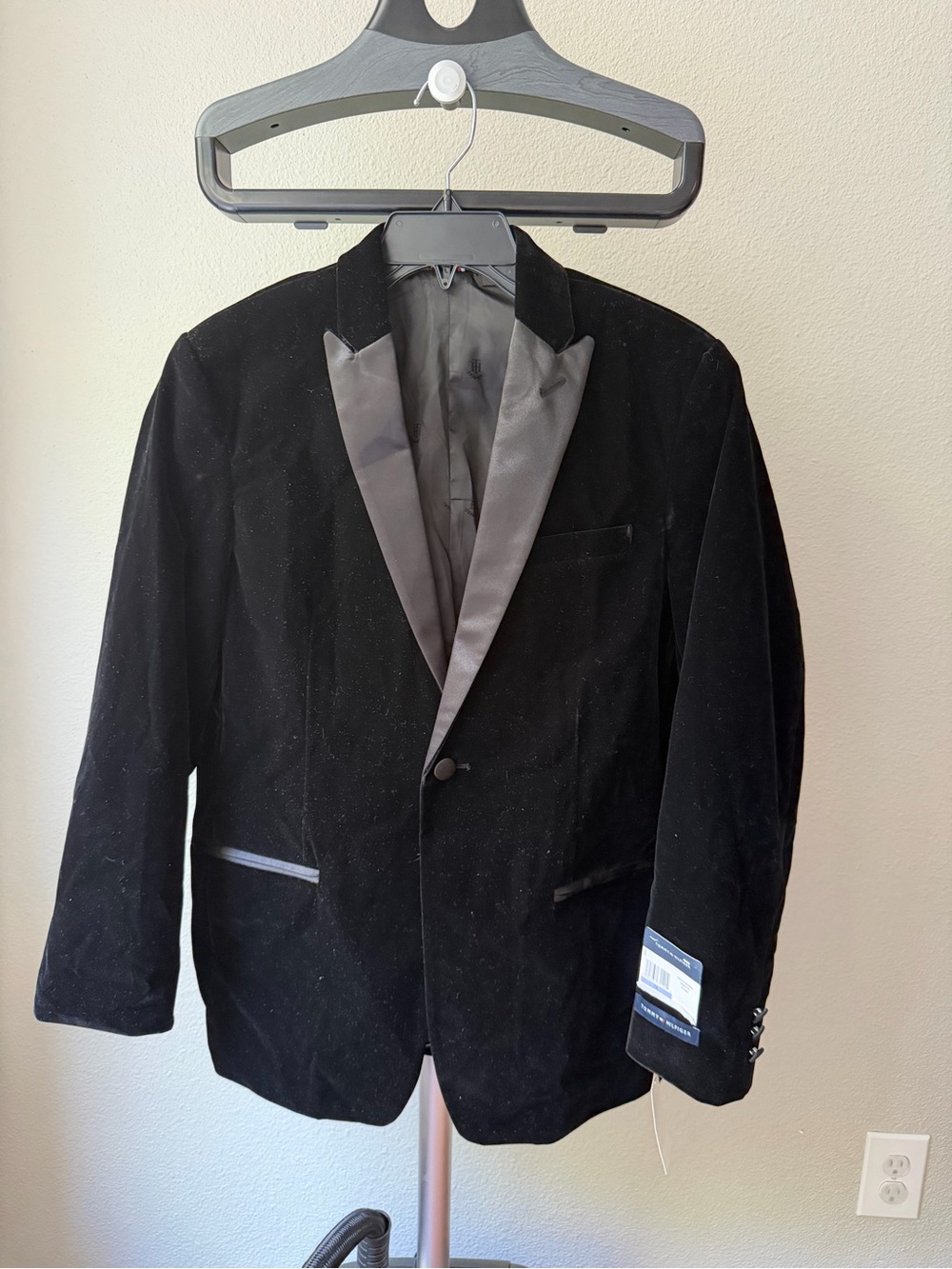 Tommy Hilfiger Boys Suit Jacket Velvet Blazer Size 18
